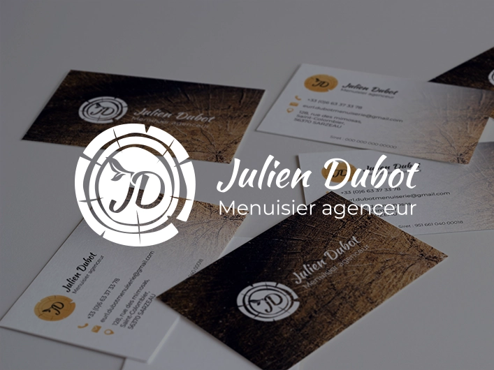 Création du logo de Julien Dubot - Menuisier agenceur
