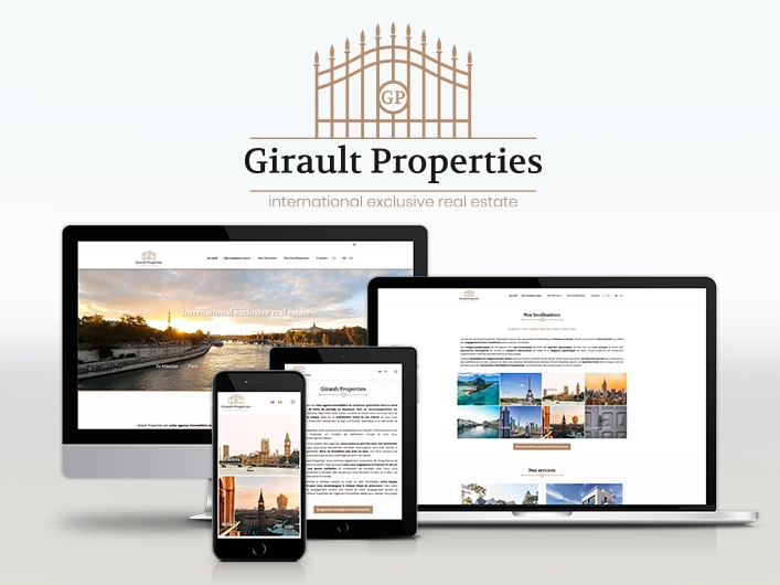 Miniature du site internet Girault Properties