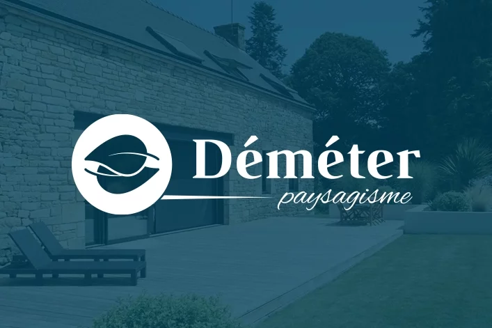 Réalisation d'une refonte de logo et site internet pour Demeter Paysagisme