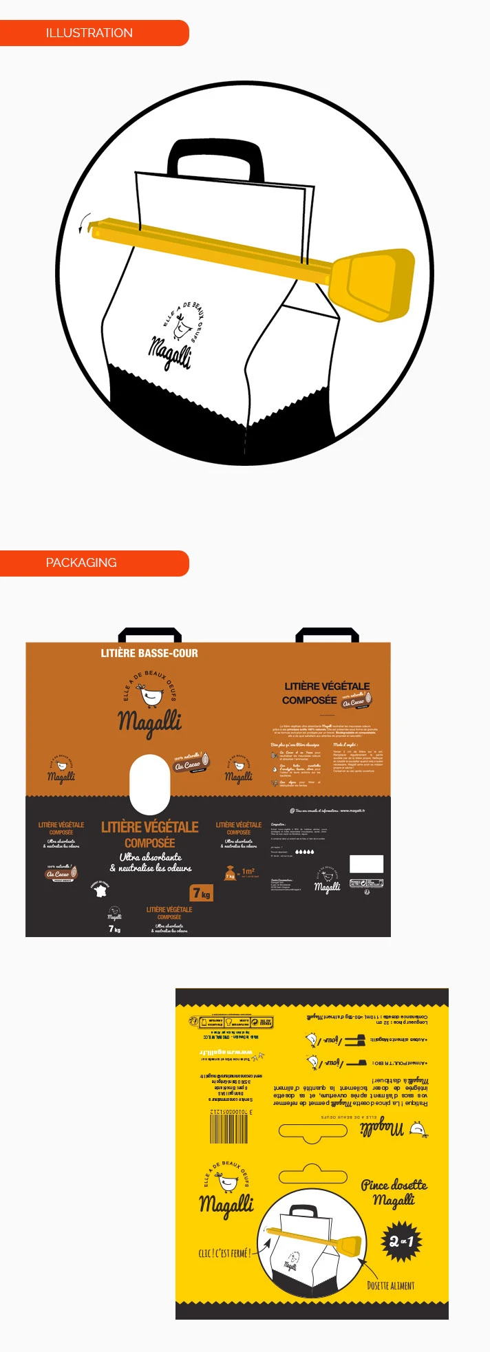 Création packaging Magalli