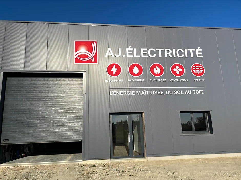 Enseigne AJ Electricité