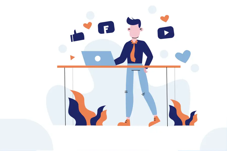 Illustration réseaux sociaux