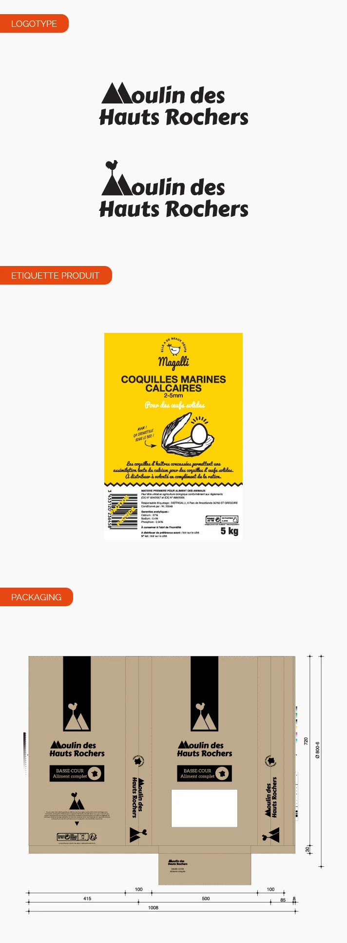 Création logo et packaging Magalli