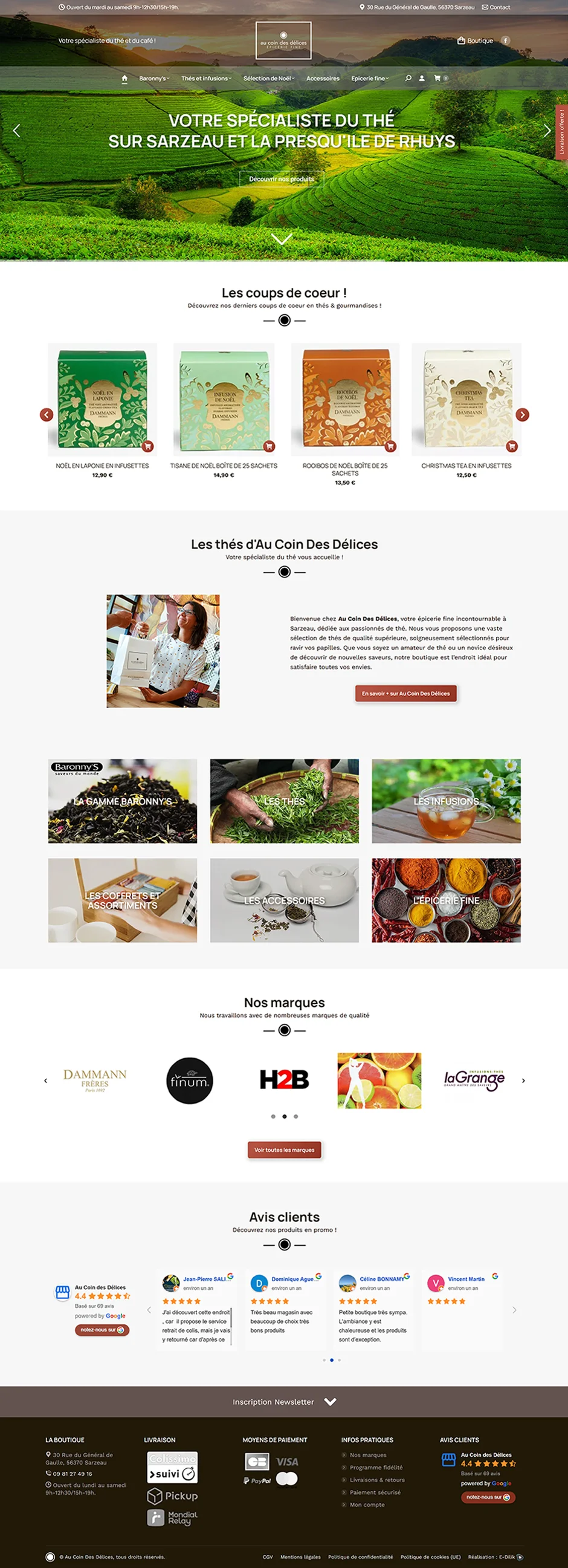 Site Au Coin Des Délices