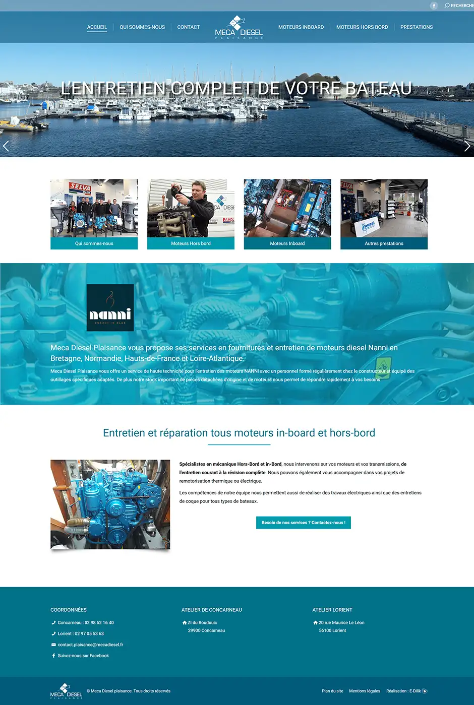 Site Meca Diesel Plaisance